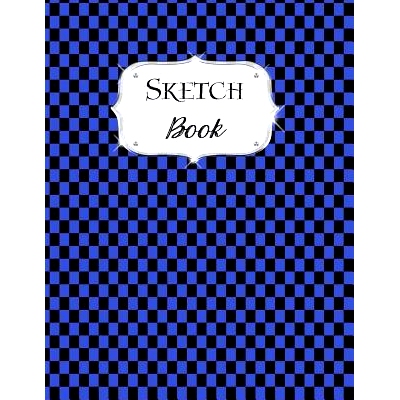 预订 Sketch Book: Checkered Sketchbook Scetchpad for Drawing or Doodling Notebook Pad for Creative Artists Black Blue: 9