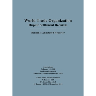 110 WTO Vols. 预订 Tables Index for Cumulative 世界贸易组织累积指数注 Annotations and 100