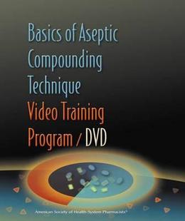 DVD Workbook Aseptic Video Training Technique Compounding and 预订 Program Basics