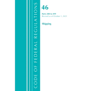 预订 200 499 Revised Regulations 联邦法规 标题 Federal Title Shipping October 2021 Code