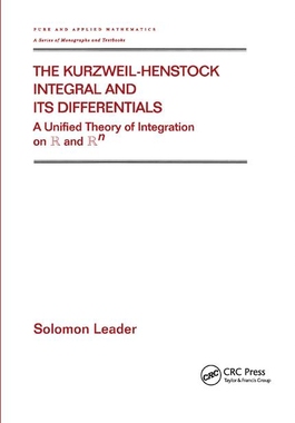 【预订】The Kurzweil-Henstock Integral and Its Differential