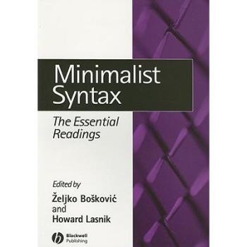 预订 Minimalist Syntax: the Essential Readings 微言主义者句法学: 9780631233046