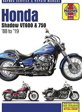 [预订]Honda Shadow VT600 & 750 (88 - 19) Haynes Repair Manual 9781620923979