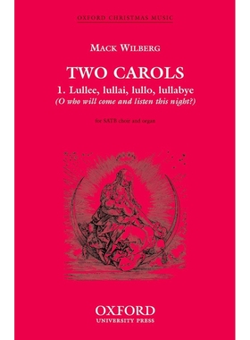 预订 Lullee, lullai, lullo, lullabye 摇篮曲：SATB与管风琴的混声合唱: 9780193869127