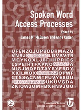 【预订】Spoken Word Access Processes (SWAP)