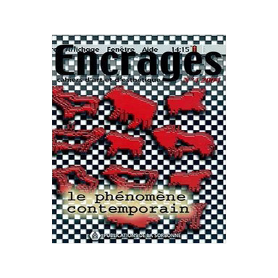 [预订]Encrages, n° 4. Le phénomène contemporain 9782859445065