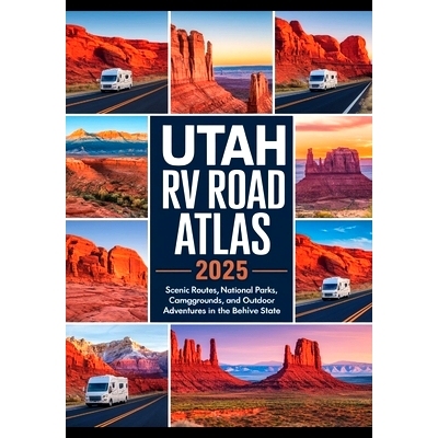 预订 Utah RV Road Trip Atlas 2025: Scenic Routes, National Parks, Campgrounds, and Outdoor Adventures in the Beehive Sta