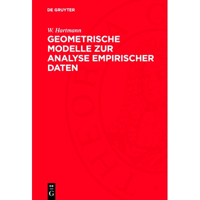 预订 Geometrische Modelle zur Analyse empirischer Daten: 9783112769324