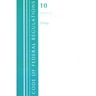 January Title Regulations 预订 Energy 2021 Revised Federal 联邦法规：Title Part Code