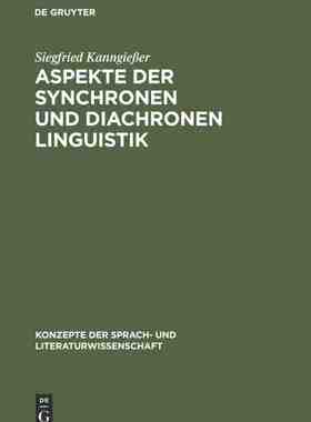 【预订】Aspekte der synchronen und diachronen Linguistik 9783484220102