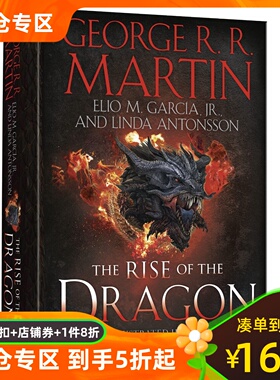 龙之家族 塔格利安家族图解历史 权力的游戏前传英文原版 The Rise of the Dragon: Illus