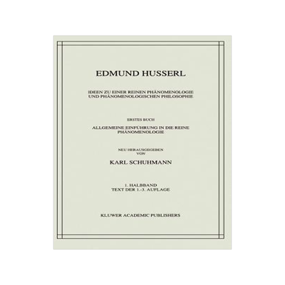 预订 Ideen zu einer Reinen Phänomenologie und Phänomenologischen Philosophie