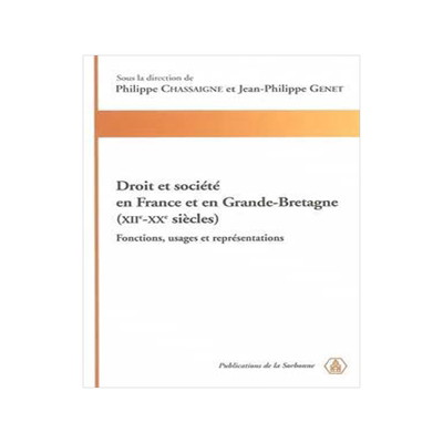 [预订]Droit et société en France et en Grande-Bretagne (XIIe-XXe siècles) : fonctions, usages et repré 9782859444884