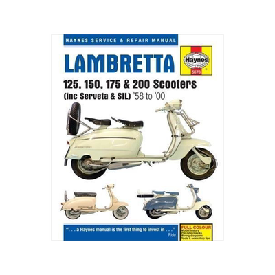 [预订]Lambretta Scooters (58 - 00) Haynes Repair Manual 9781785213953