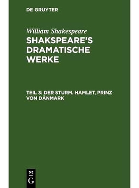 预订 Der Sturm. Hamlet, Prinz von Dänmark: 9783111294810