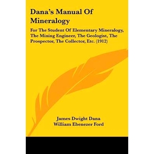 預訂 Pro Engineer For Geologist Student Manual Elementary Mining The Dana’s Mineralogy