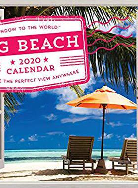 【预售】The 2020 Big Beach Wall Poster Calendar: Create the Perfect View Anywhere