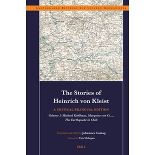 预订 The Stories of Heinrich von Kleist: A Critical Bilingual Edition: Volume 1: Michael Kohlhaas, Marquise von O…., Th