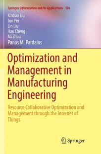 and Optimization Management Engineering Manufacturing 预订