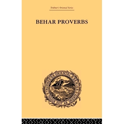 预订 Behar Proverbs 贝哈尔谚语: 9780415868921