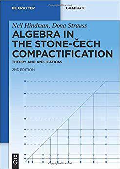 [预订]Algebra in the Stone-Cech Compactification 9783110256239