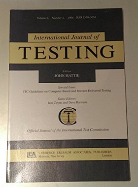 【预订】Itc Guidelines Computer Based&Internet Deliv.Ijt V6#2