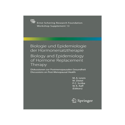 预订 Biologie und Epidemiologie der Hormonersatztherapie - Biology and Epidemiology of Hormone Replacement Therapy