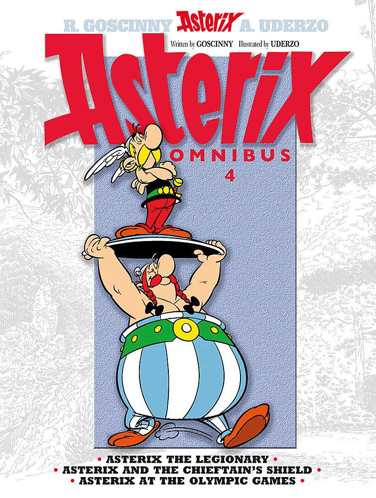 12 合订本 卷四 儿童漫画 asterix omnibus 4 罗马兵团战士阿斯特克斯
