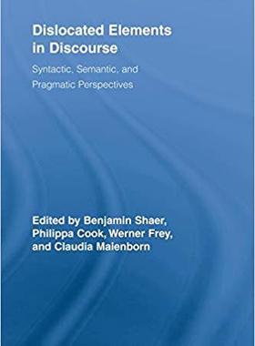 【预售】Dislocated Elements in Discourse
