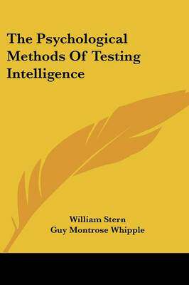 预订 The Psychological Methods Of Testing Intelligence