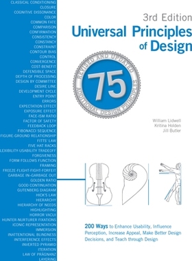 预订 Universal Principles of Design, Updated and Expanded Third Edition: 200 Ways to Increase Appeal, Enhance Usability,