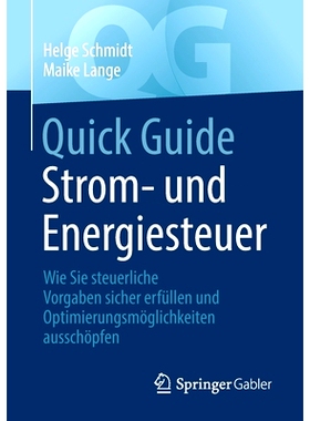 预订 Schmidt/Lange, Quick Guide Strom- und Energiesteuer (Quick Guide) Schmidt/Lange，快速指南电费和能源税（快速指南）:
