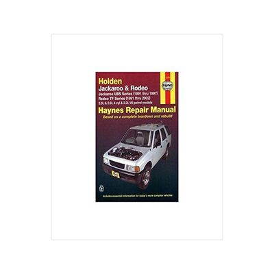 [预订]Holden Jackaroo Petrol (91-97) & Holden Rodeo Petrol (91-02) Haynes Repair Manual 9781563926457