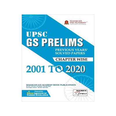 [预订]UPSC GS Prelims Previous years solved paper chapter wise 2001 to 2020 9788194721093