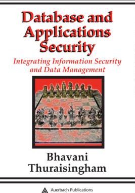 【预订】Database and Applications Security