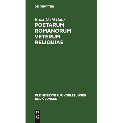 预订 Poetarum Romanorum veterum reliquiae: 9783112463031
