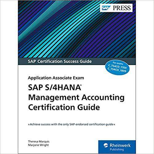 【预售】SAP S/4hana Management Accounting Certification Guide: Application Associate Exam