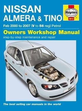 [预订]Nissan Almera & Tino Petrol (Feb 00 - 07) Haynes Repair Manual 9781785213366