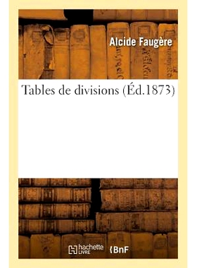 预订 Tables de Divisions: 9782011322180