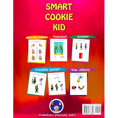 预订 Smart Cookie Kid pre 3-4 ročné deti Pozornosť a koncentrácia Vizuálna pamäť Viacnásobné inteli