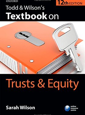 【预订】Todd & Wilson’s Textbook on Trusts & Equity