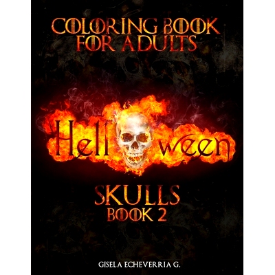 预订 HALLOWEEN Skulls Book 2: Thematic Coloring Books For Adults: 9781539750567