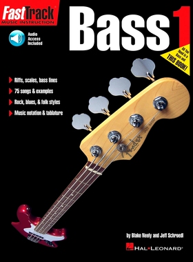 预订 Fasttrack Bass Method - Book 1: 9780793574087