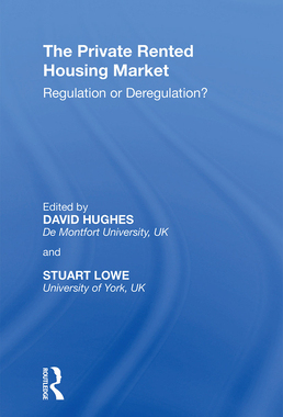 [预订]The Private Rented Housing Market: Regulation or Deregulation?