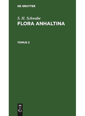 预订 Schwabe: Flora Anhaltina T. 2 Floranh: 9783112438497