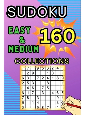 预订 160 Easy & Medium Sudoku Collections: Sudoku Book for Adults, Teens & Seniors, Puzzles with Detailed Step-by-step f