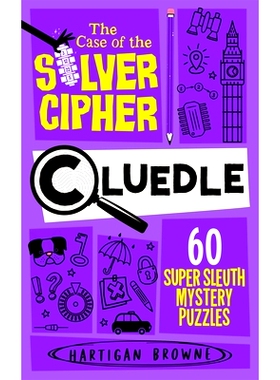 现货 Cluedle银密码案 英文原版 Murdle儿童版 解谜小游戏 寓教于乐 家庭朋友桌游 英文原版 The Case of the Silver Cipher