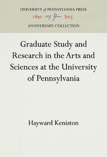 and University Pennsylvania Study Graduate Sciences the 预订 9781512812565 Research Arts