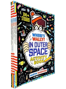 Where's Wally Ziplock 1 威利在哪里？ 8册套装1 视觉发现*游戏经典 英文原版 观察力 专注力