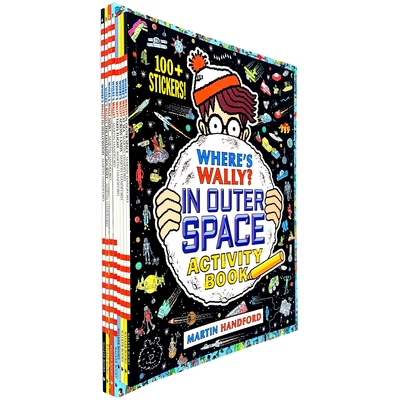 Where's Wally Ziplock 1 威利在哪里？ 8册套装1 视觉发现*游戏经典 英文原版 观察力 专注力